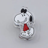 Snoopy Durable Acrylic Bag Clip (Great For Holding Papers Too) - Joe Cool