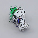 Snoopy Durable Acrylic Bag Clip (Great For Holding Papers Too) - Beagle Scout