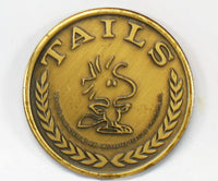 Snoopy Bronze "Heads and Tails" Coin (Acrylic Storage Case Included) - RARE! - snoopn4pnuts.com
