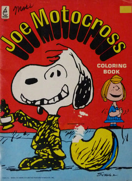 1966 Snoopy Vintage Coloring Book (New But Pages Discolored Due To Age/Cover Worn)