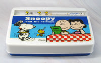 Peanuts 4 - Piece Melamine Storage Container and Chopsticks Set (Great For Lunch Boxes/Bags!) - New But Light Shelf Wear - snoopn4pnuts.com
