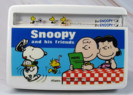 Peanuts 4 - Piece Melamine Storage Container and Chopsticks Set (Great For Lunch Boxes/Bags!) - New But Light Shelf Wear - snoopn4pnuts.com
