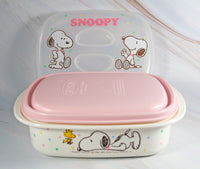 Peanuts 3 - Piece Storage Container With Melamine Base and Dual Lids (Great For Lunch Boxes/Bags!) - snoopn4pnuts.com