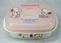 Peanuts 3 - Piece Storage Container With Melamine Base and Dual Lids (Great For Lunch Boxes/Bags!) - snoopn4pnuts.com