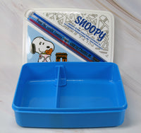 Peanuts 4 - Piece Storage Container and Chopsticks Set (Great For Lunch Boxes/Bags!) - snoopn4pnuts.com