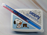 Peanuts 4 - Piece Storage Container and Chopsticks Set (Great For Lunch Boxes/Bags!) - snoopn4pnuts.com