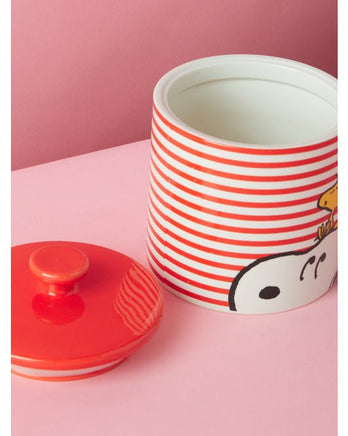 Snoopy Striped Cookie Jar - snoopn4pnuts.com