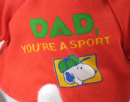 Snoopy Plush Dad Doll - Dad, You're A Sport (Perfect Father's Day Gift!) - snoopn4pnuts.com
