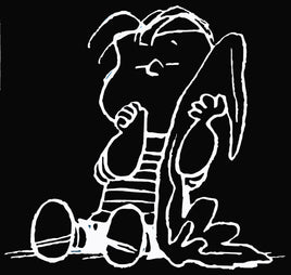Linus Die - Cut Vinyl Decal - White - snoopn4pnuts.com