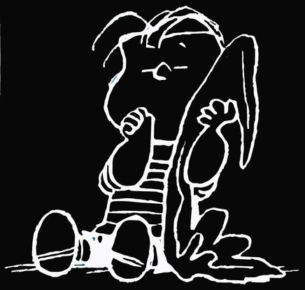 Linus Die - Cut Vinyl Decal - White - snoopn4pnuts.com
