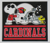 Snoopy Professional Baseball Indoor/Outdoor Waterproof Vinyl Decal - St. Louise Cardinals