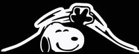 Happy Snoopy Die-Cut Vinyl Decal (Solid Fill-Full Color)