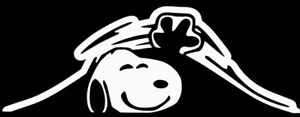Happy Snoopy Indoor/Outdoor Die - Cut Vinyl Decal (Solid Fill - Full Color) - snoopn4pnuts.com