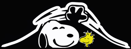Happy Snoopy Indoor/Outdoor Die - Cut Vinyl Decal (Solid Fill - Full Color) - snoopn4pnuts.com