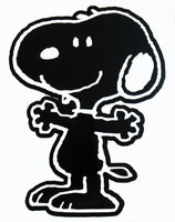 Happy Snoopy Die-Cut Vinyl Decal (Solid Fill-Full Color)