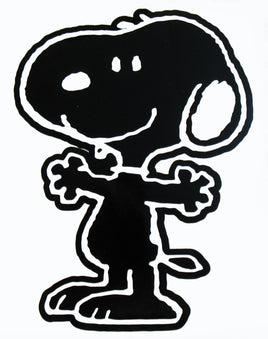 Happy Snoopy Indoor/Outdoor Die - Cut Vinyl Decal (Solid Fill - Full Color) - snoopn4pnuts.com