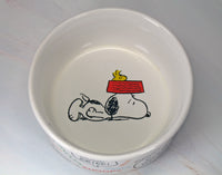 Snoopy Ceramic Pet Bowl / Snack Dish - snoopn4pnuts.com