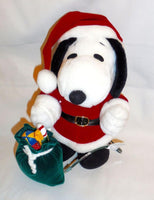 Santa's Best Holiday Animated Snoopy Christmas Motionette Doll (Plugs Into Mini String Light Set)