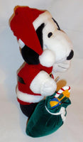 Santa's Best Holiday Animated Snoopy Christmas Motionette Doll (Plugs Into Mini String Light Set) - snoopn4pnuts.com
