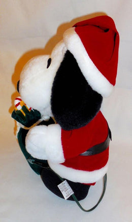 Santa's Best Holiday Animated Snoopy Christmas Motionette Doll (Plugs Into Mini String Light Set) - snoopn4pnuts.com