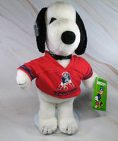 Snoopy Vintage New England Patriots Football Player Plush Doll