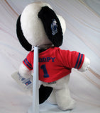Snoopy Vintage New England Patriots Football Player Plush Doll