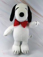 Snoopy Imported Plush Doll With Puffy Bow Tie - RARE! - snoopn4pnuts.com