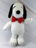 Snoopy Imported Plush Doll With Puffy Bow Tie - RARE!