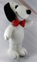 Snoopy Imported Plush Doll With Puffy Bow Tie - RARE! - snoopn4pnuts.com