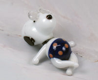 Snoopy Sunbathing Mini Porcelain Figurine With Clear Glass Sunglasses - RARE! (Near Mint) - snoopn4pnuts.com