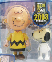 2003 Comic Con Figures - Charlie Brown And Snoopy (New But Near Mint: Snoopy's Head Discolored)