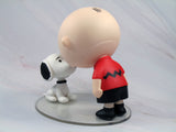 Charlie Brown and Snoopy Figurine On Acrylic Base