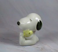 Snoopy Porcelain Figurine - Hugging Woodstock
