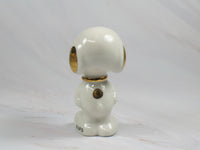 Snoopy Gold - Plated Porcelain Figurine - snoopn4pnuts.com