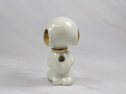 Snoopy Gold - Plated Porcelain Figurine - snoopn4pnuts.com