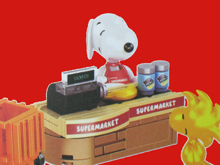 Snoopy Lego Blocks - Style Grocery Store Display - Supermarket Cashier - snoopn4pnuts.com