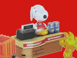 Snoopy Lego Blocks-Style Grocery Store Display - Supermarket Cashier