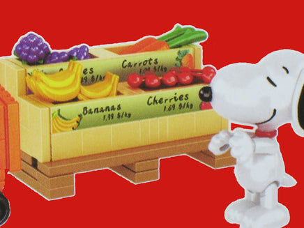 Snoopy Lego Blocks - Style Grocery Store Display - Fruit and Vegetable Stand - snoopn4pnuts.com