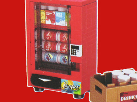 Snoopy Lego Blocks - Style Grocery Store Display - Beverage Vending Machine - snoopn4pnuts.com