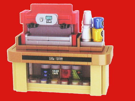 Snoopy Lego Blocks - Style Grocery Store Display - Coffee Stand - snoopn4pnuts.com
