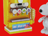 Snoopy Lego Blocks-Style Grocery Store Display - Ice Cream Stand