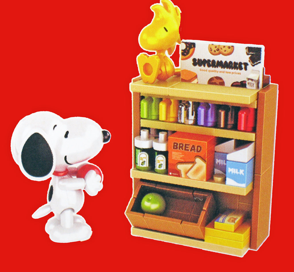 Snoopy Lego Blocks-Style Grocery Store Display - Grocery Stand