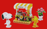 Snoopy Lego Blocks-Style Grocery Store Display - Flower Stand