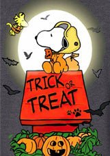 Peanuts Double - Sided Linen Flag - Snoopy The Best Days Are Fall Days - snoopn4pnuts.com