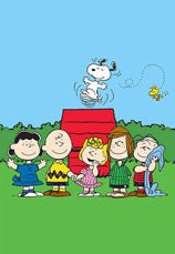 Peanuts Double - Sided Linen Flag - Snoopy and The Peanuts Gang - snoopn4pnuts.com
