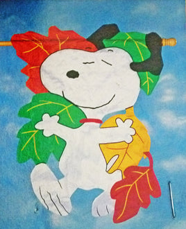 Fall Dancin' Snoopy Quilted Windsculpt