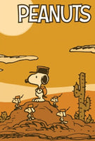 Peanuts Double-Sided Flag - Snoopy March On