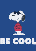 Peanuts Double - Sided Linen Flag - Snoopy Joe Cool Be Cool - snoopn4pnuts.com