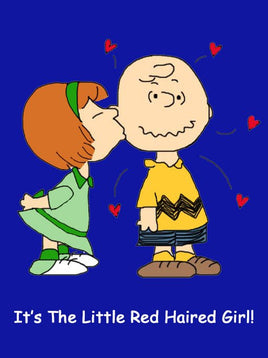 Peanuts Double - Sided Flag - Charlie Brown and The Little Red Haired Girl - snoopn4pnuts.com
