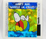 Snoopy DAZZLING Prismatic / Holographic German Sticker - Number 22